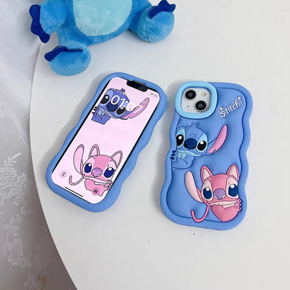 Cartoon Stitch I Phone Cover