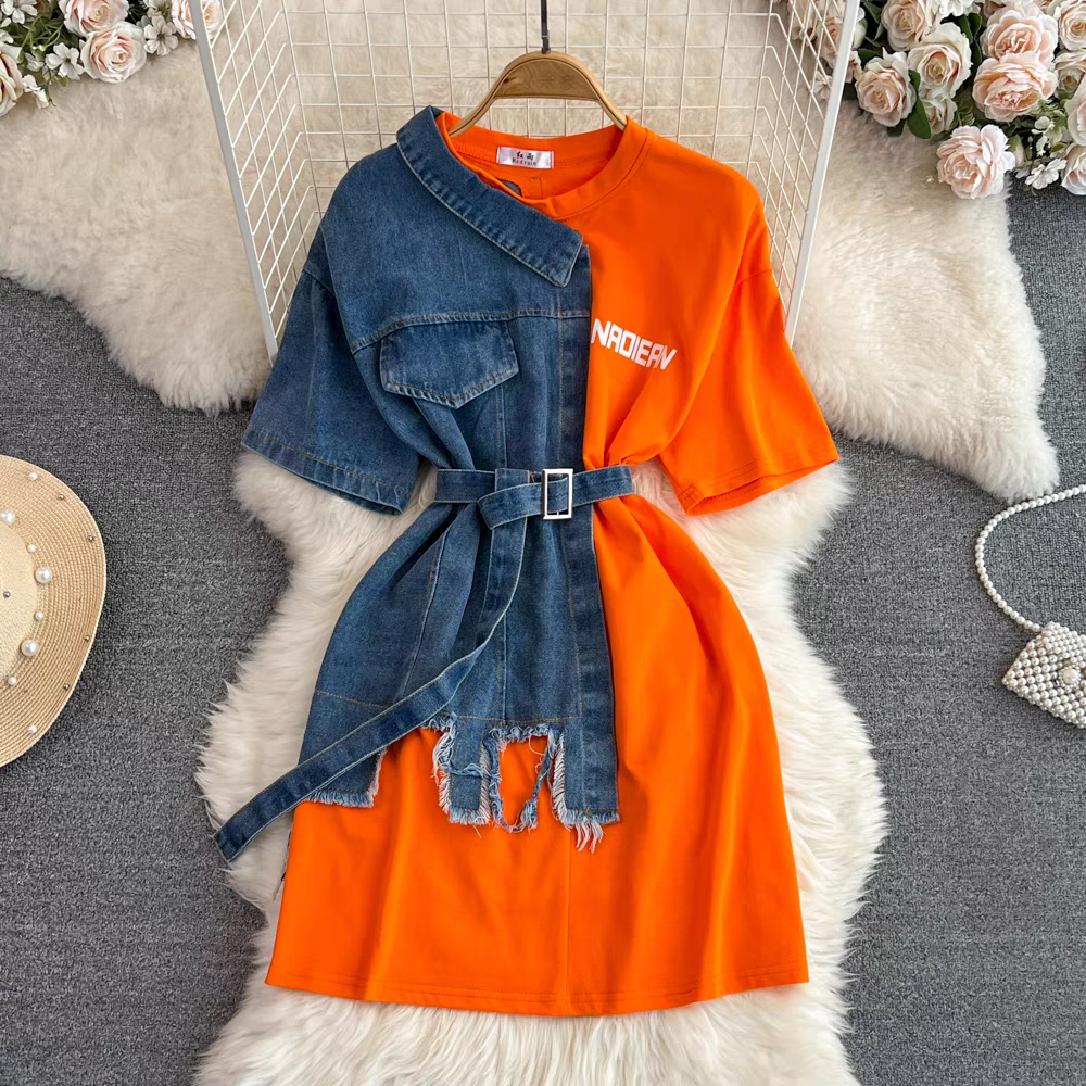 Milaine Summer Denim Dress