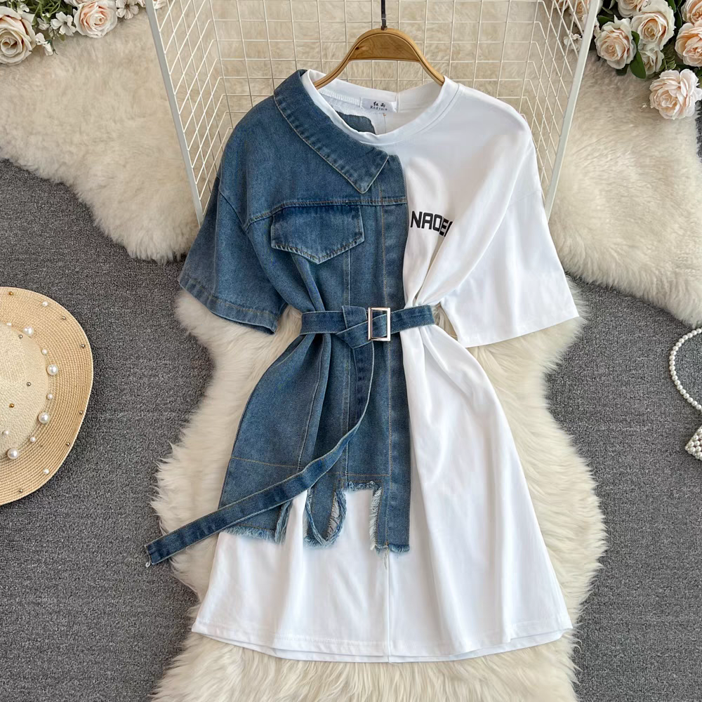 Milaine Summer Denim Dress