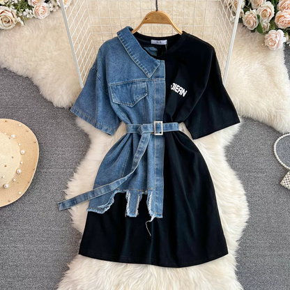 Milaine Summer Denim Dress