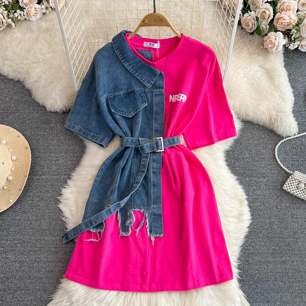 Milaine Summer Denim Dress