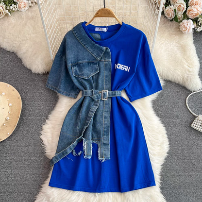 Milaine Summer Denim Dress