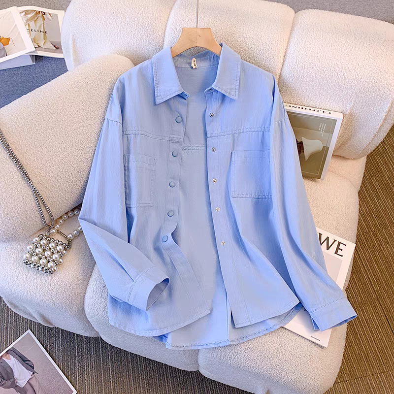 Sienna Summer Candy Colour Denim Shirt Jacket