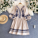 Gracie Summer Boho Dress With Embroidery 24th Spoke