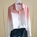 Women Summer Satin Floral Shirt 24th Spoke
