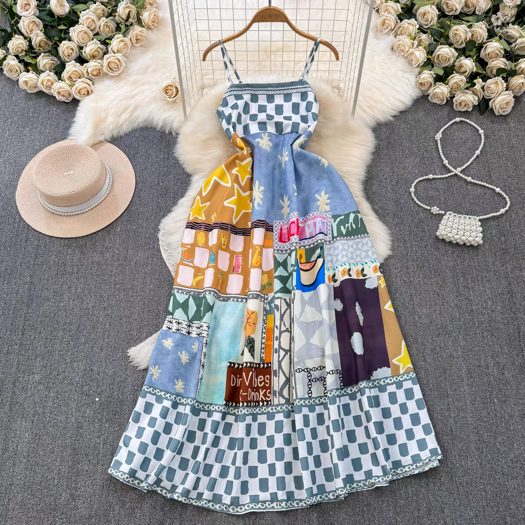 Ruby Summer Retro Long Dress 24th Spoke