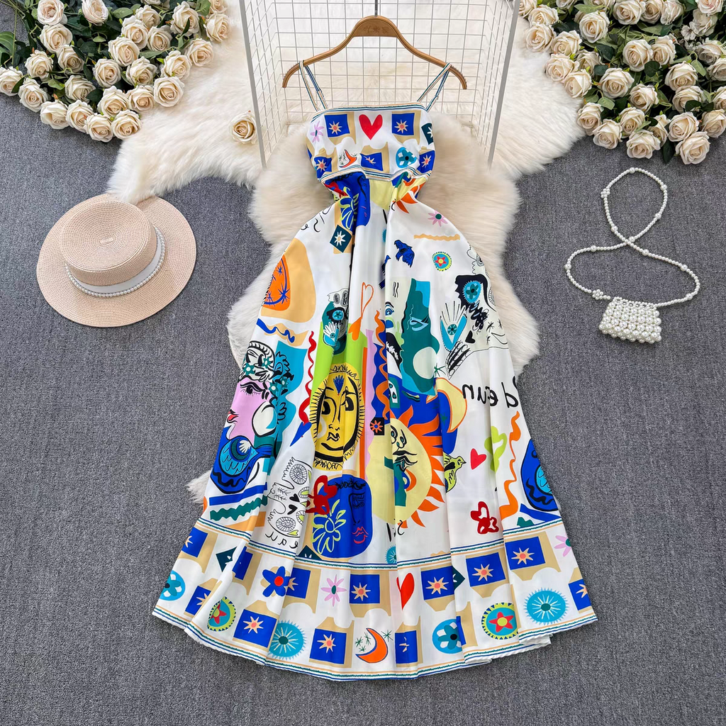 Ruby Summer Retro Long Dress 24th Spoke