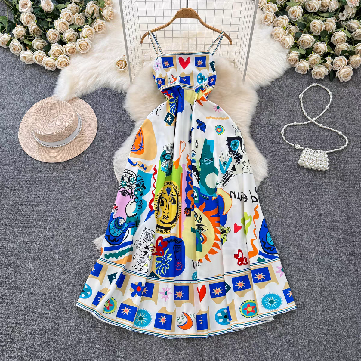 Ruby Summer Retro Long Dress 24th Spoke