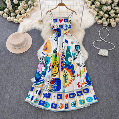 Ruby Summer Retro Long Dress