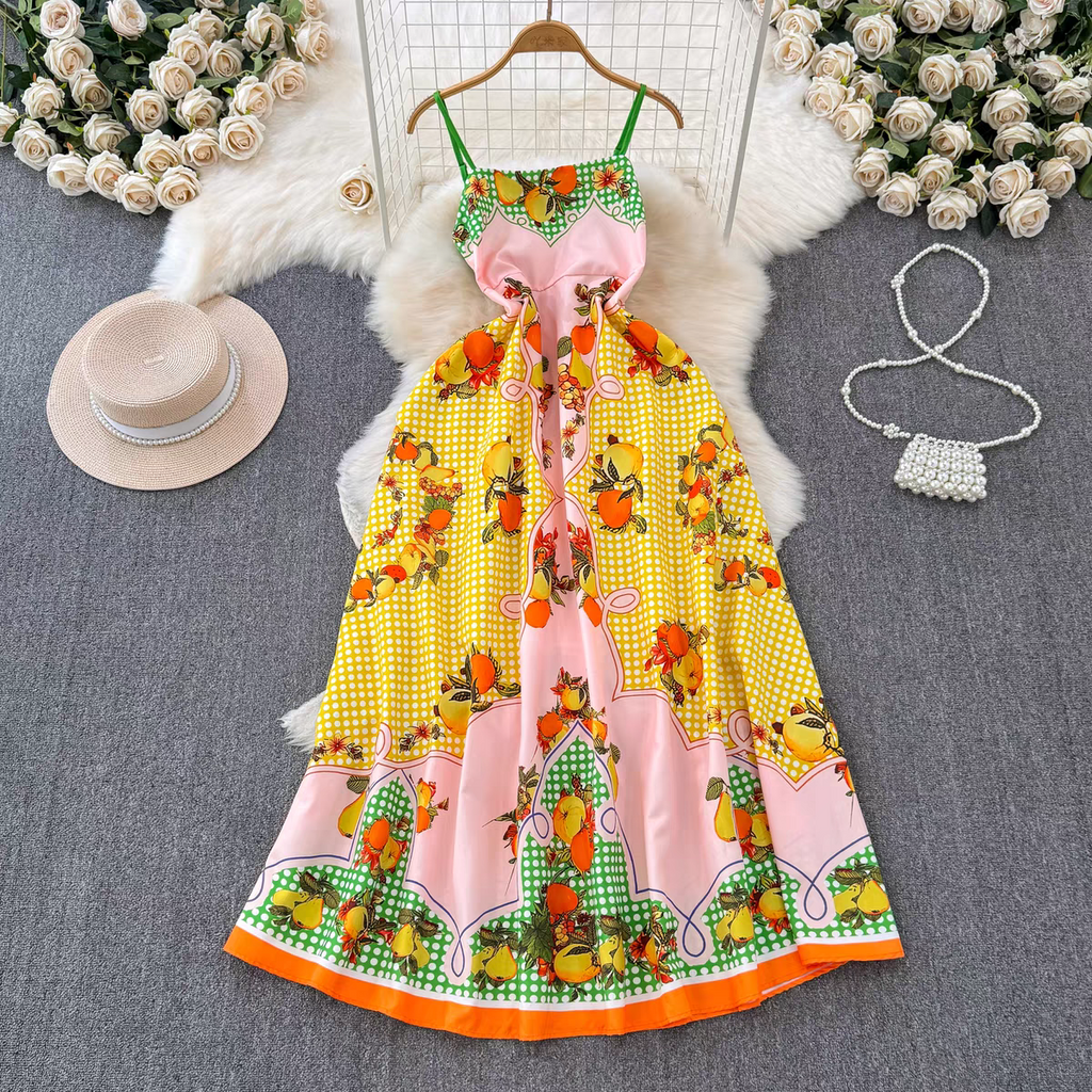 Ruby Summer Retro Long Dress 24th Spoke