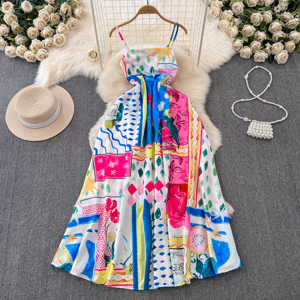 Ruby Summer Retro Long Dress 24th Spoke