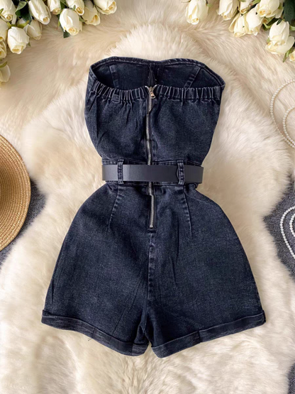 Malvika Summer Denim Jumpsuit