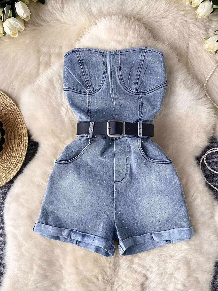 Malvika Summer Denim Jumpsuit