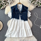 Naomi Summer Two Piece Denim Set 24th Spoke