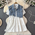 Naomi Summer Two Piece Denim Set 24th Spoke