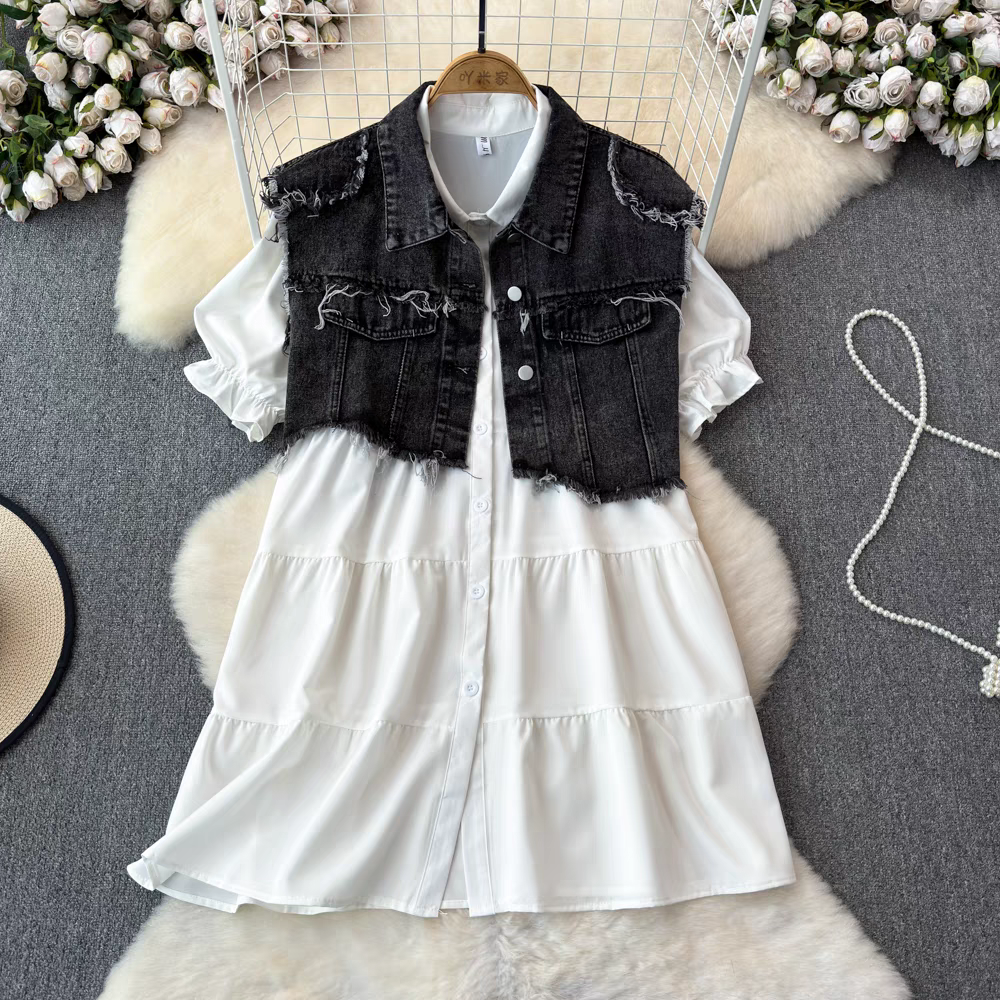 Naomi Summer Two Piece Denim Set 24th Spoke