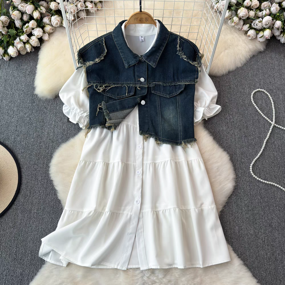 Naomi Summer Two Piece Denim Set 24th Spoke