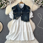 Naomi Summer Two Piece Denim Set 24th Spoke