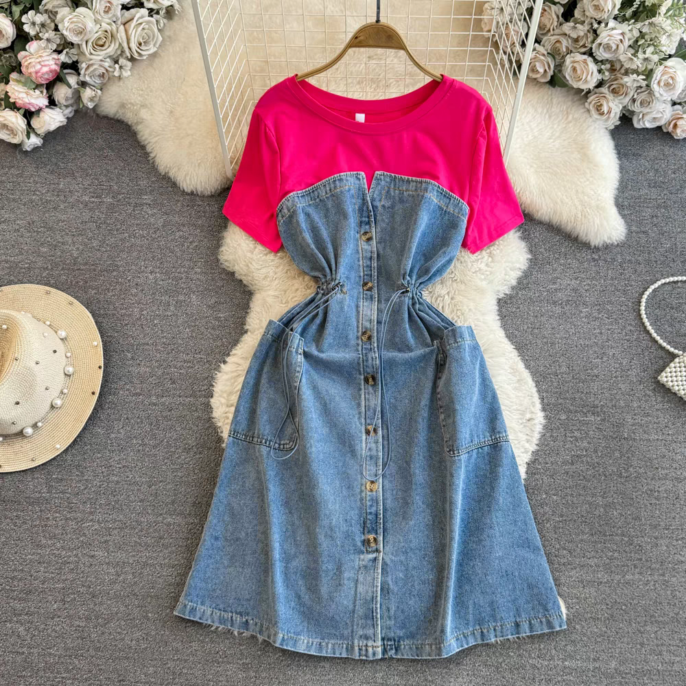 Nicole Summen Denim Cotton Dress 24th Spoke