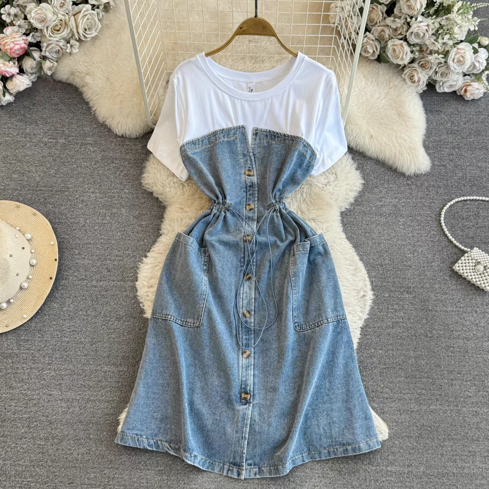 Nicole Summen Denim Cotton Dress 24th Spoke