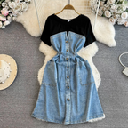 Nicole Summen Denim Cotton Dress 24th Spoke