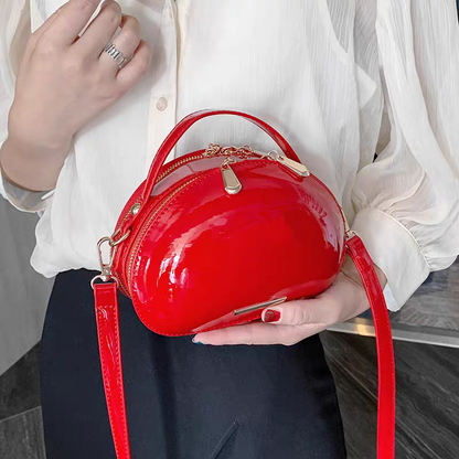 Fashionable Irregular Hard Shell Bag – New Round Ball Shoulder Messenger Bag for Women"