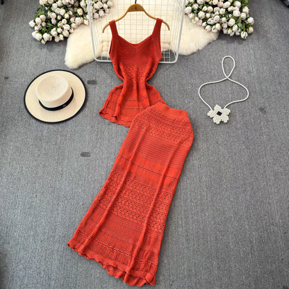 Lily Summer Beach Vacation Two Piece Set