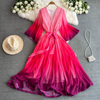 Marilyn Summer Gradient Color Dress - 24th Spoke