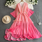 Marilyn Summer Gradient Color Dress - 24th Spoke