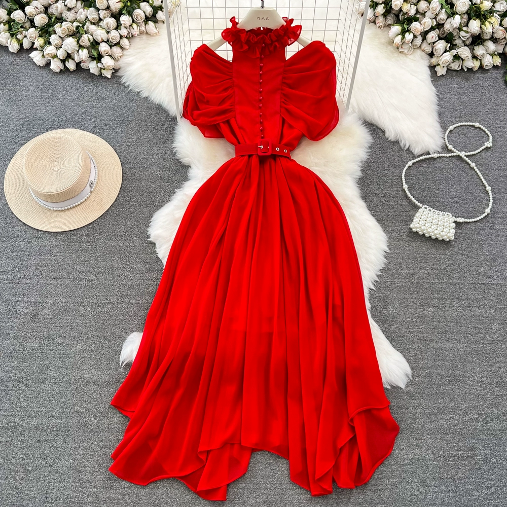 Elisha Summer Chiffon Luxury Dress - 24th Spoke