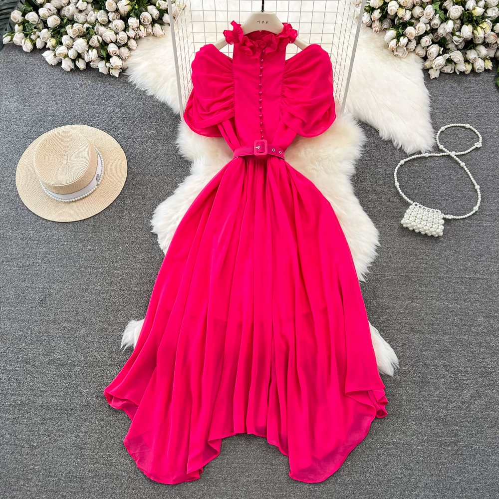 Elisha Summer Chiffon Luxury Dress - 24th Spoke