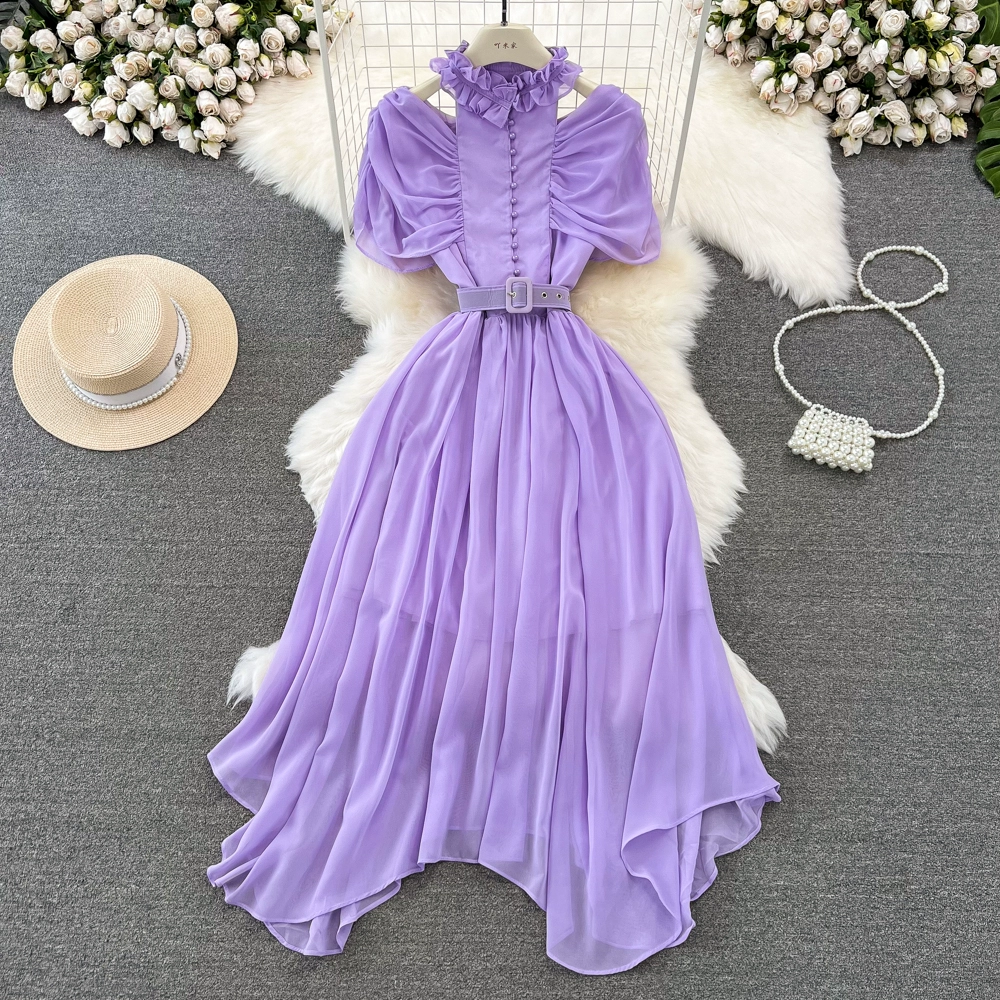 Elisha Summer Chiffon Luxury Dress - 24th Spoke