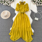 Elisha Summer Chiffon Luxury Dress - 24th Spoke