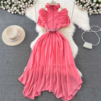 Elisha Summer Chiffon Luxury Dress - 24th Spoke