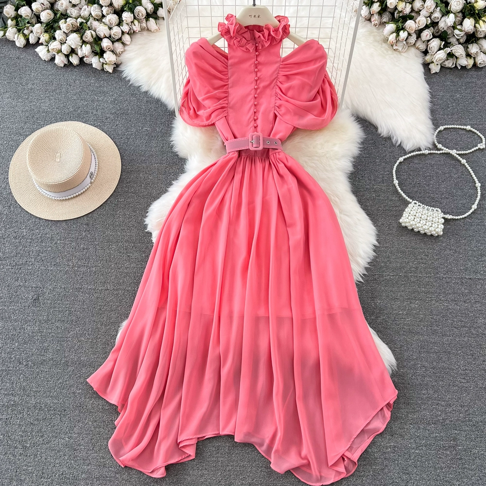 Elisha Summer Chiffon Luxury Dress - 24th Spoke