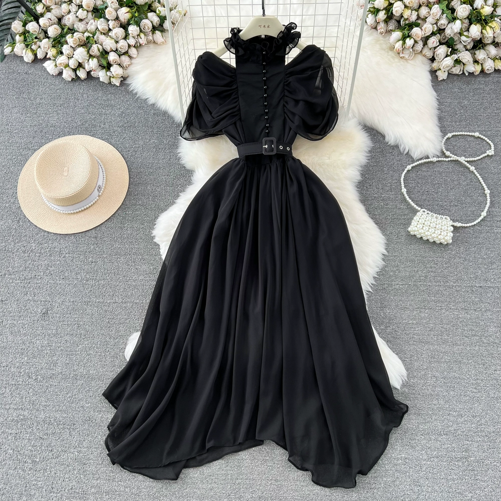 Elisha Summer Chiffon Luxury Dress - 24th Spoke