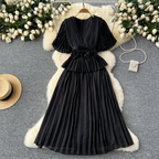 Nina Summer Long Pleated Dress - 24th Spoke