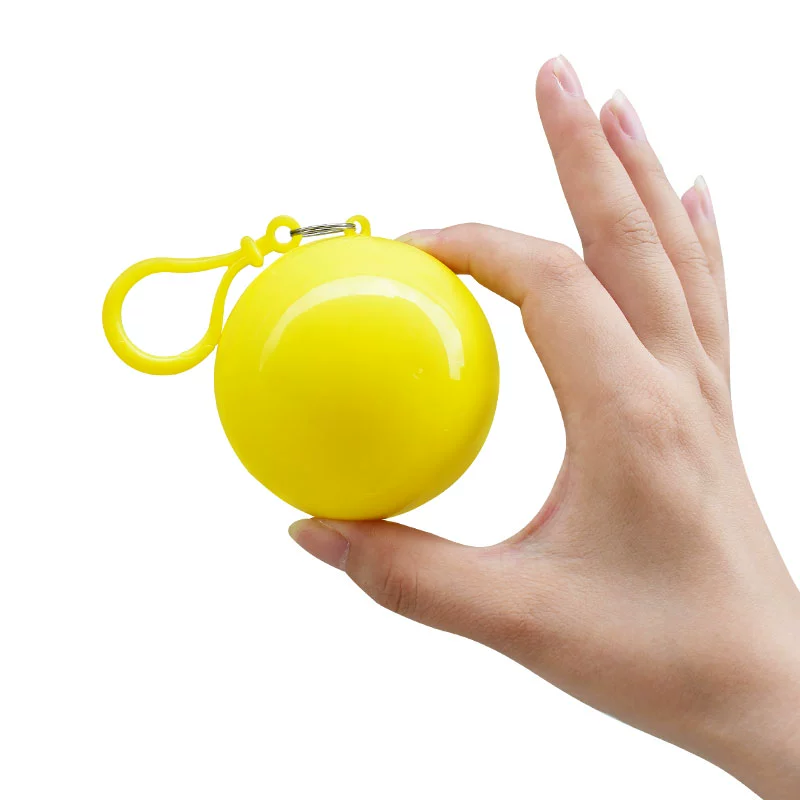 Spherical Compression Disposable Raincoat Portable All Season Universal Raincoat for Men Women 24th Spoke