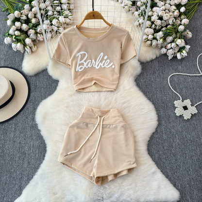 Barbie Summer fashionable two-piece set