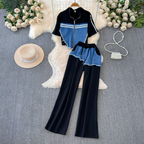 Olivia Summer Denim Airport Look