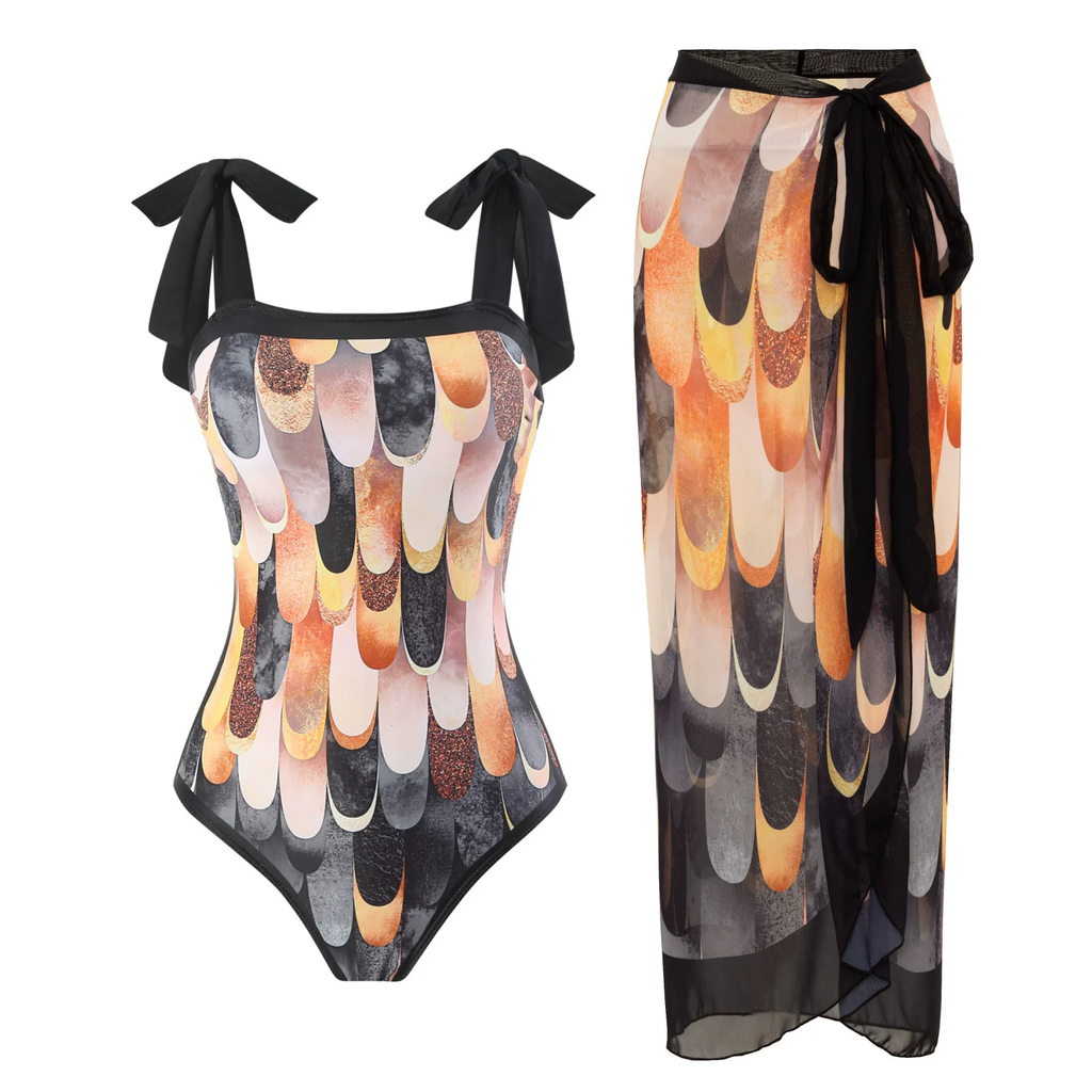 Madonna Summer Beach Swim Wear Two Piece Set