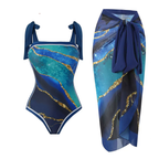 Madonna Summer Beach Swim Wear Two Piece Set