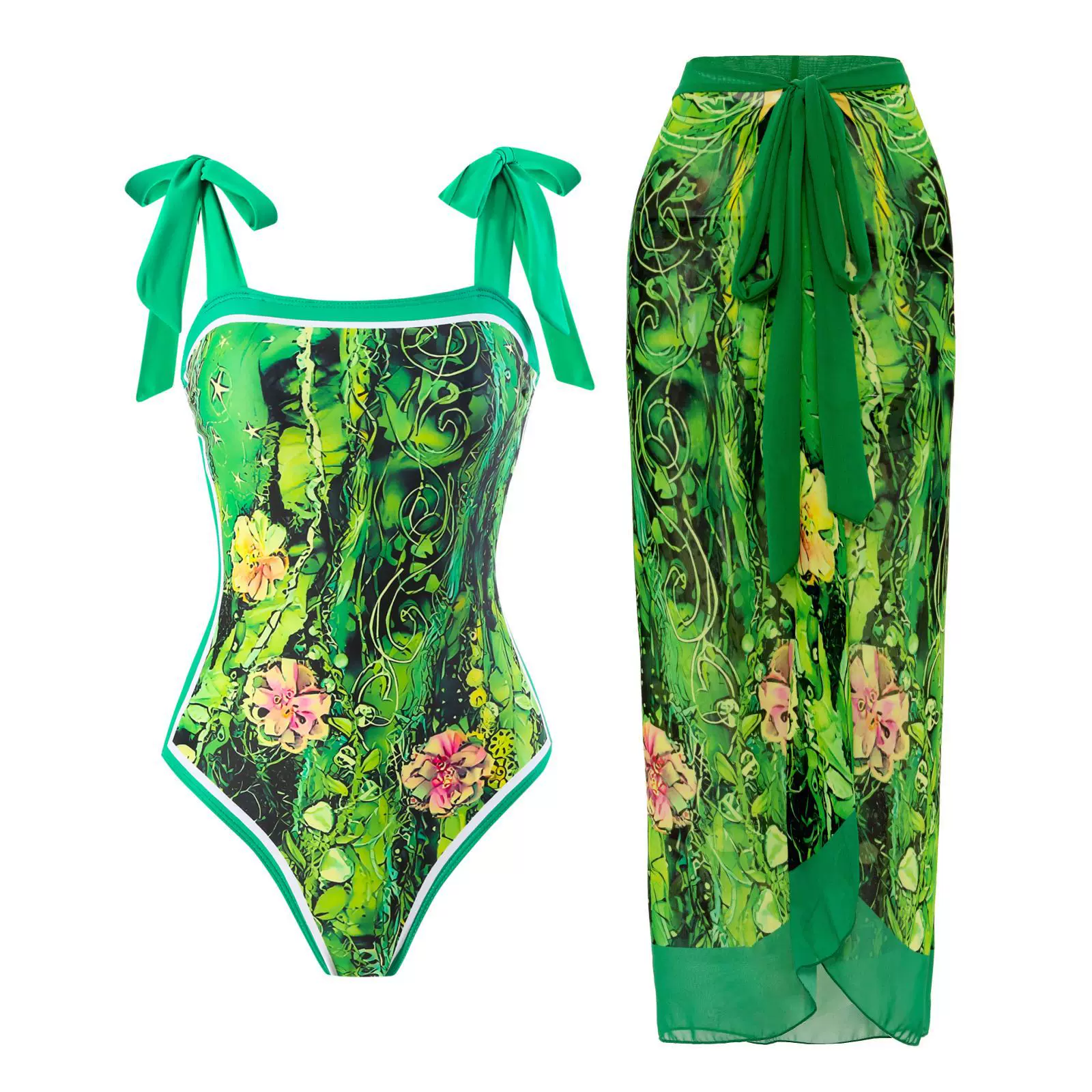 Madonna Summer Beach Swim Wear Two Piece Set