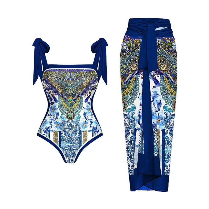 Madonna Summer Beach Swim Wear Two Piece Set