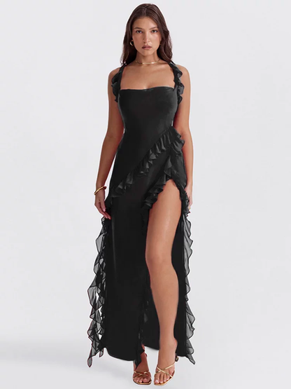 Alison Sexy Slit Dress for Women