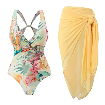 Gabrielle Summer Beachwear Vacation Two Piece Set