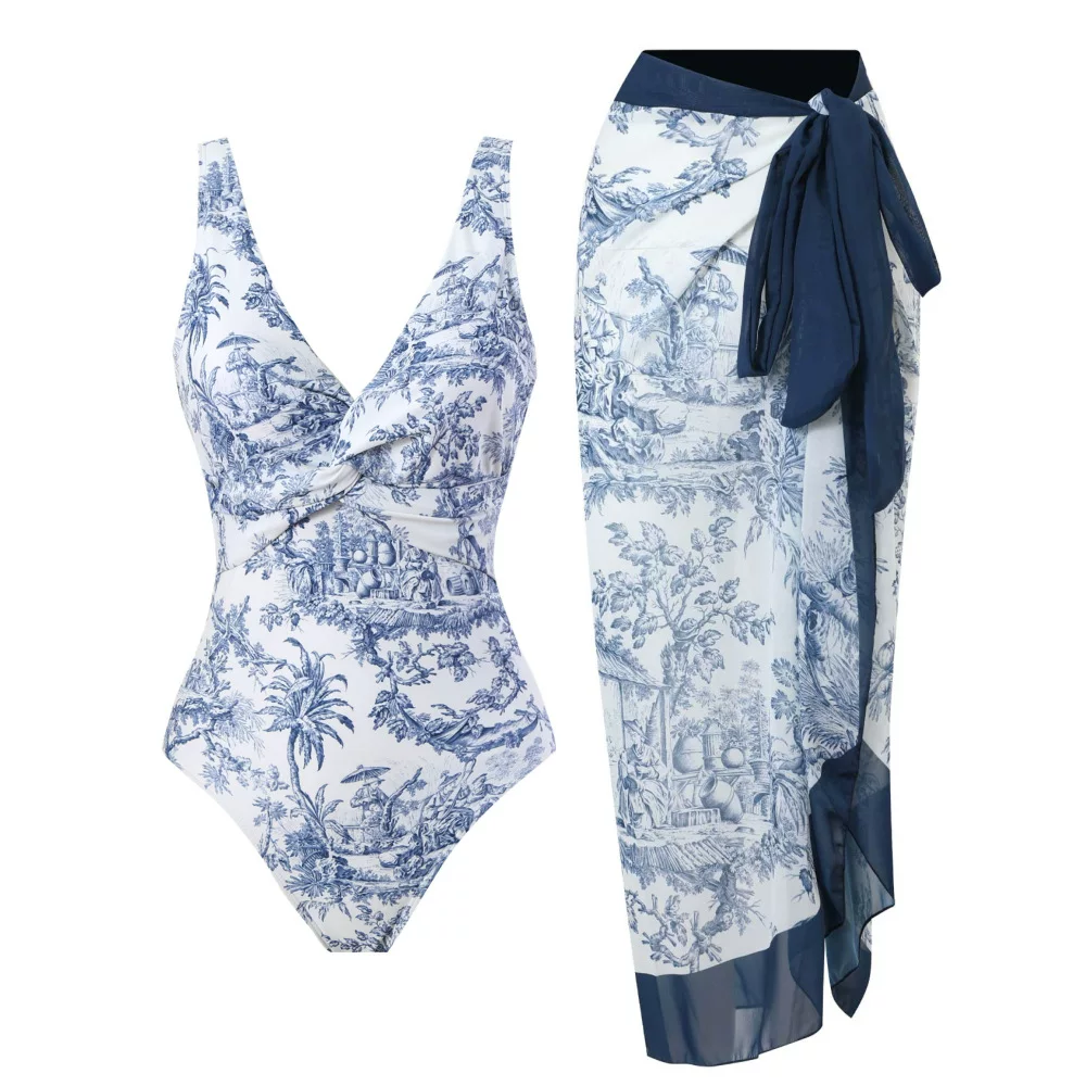 Gabrielle Summer Beachwear Vacation Two Piece Set