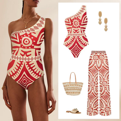 Kirsten Summer Beachwear Vacation Two Piece Set