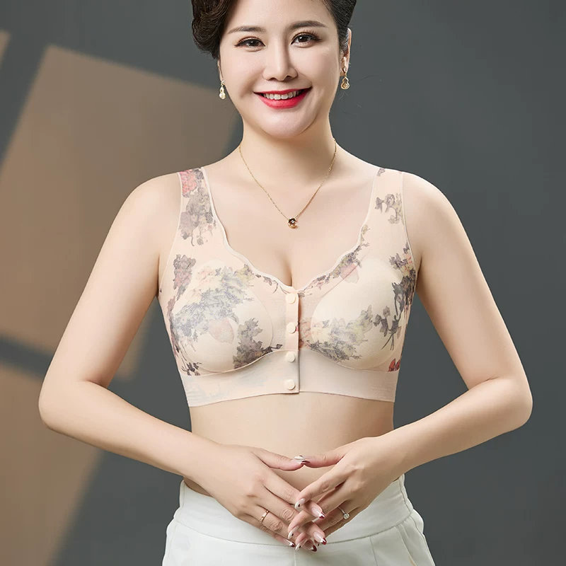 Summer Thin Front Buckle Breathable Bra (Buy 1 Get 1 Free)