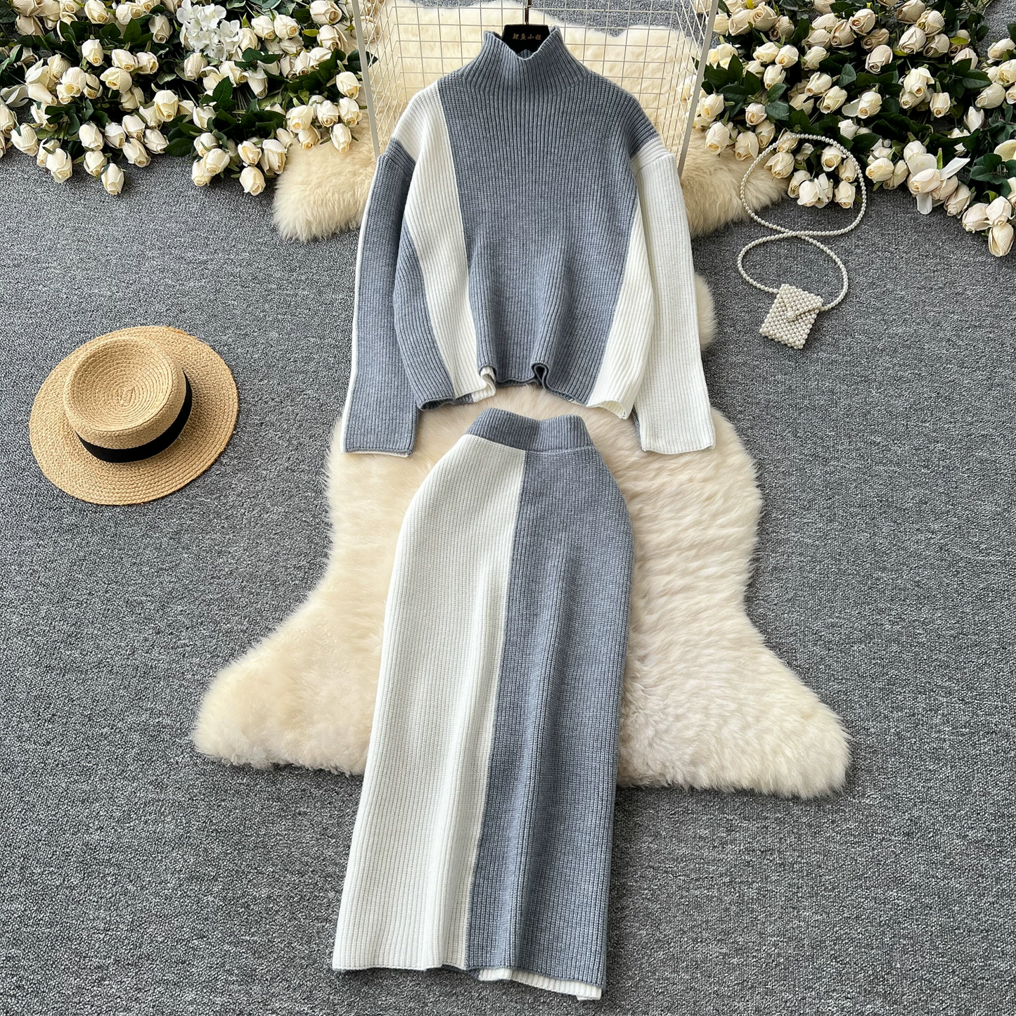 Anna Sweater Winter Two Piece Set